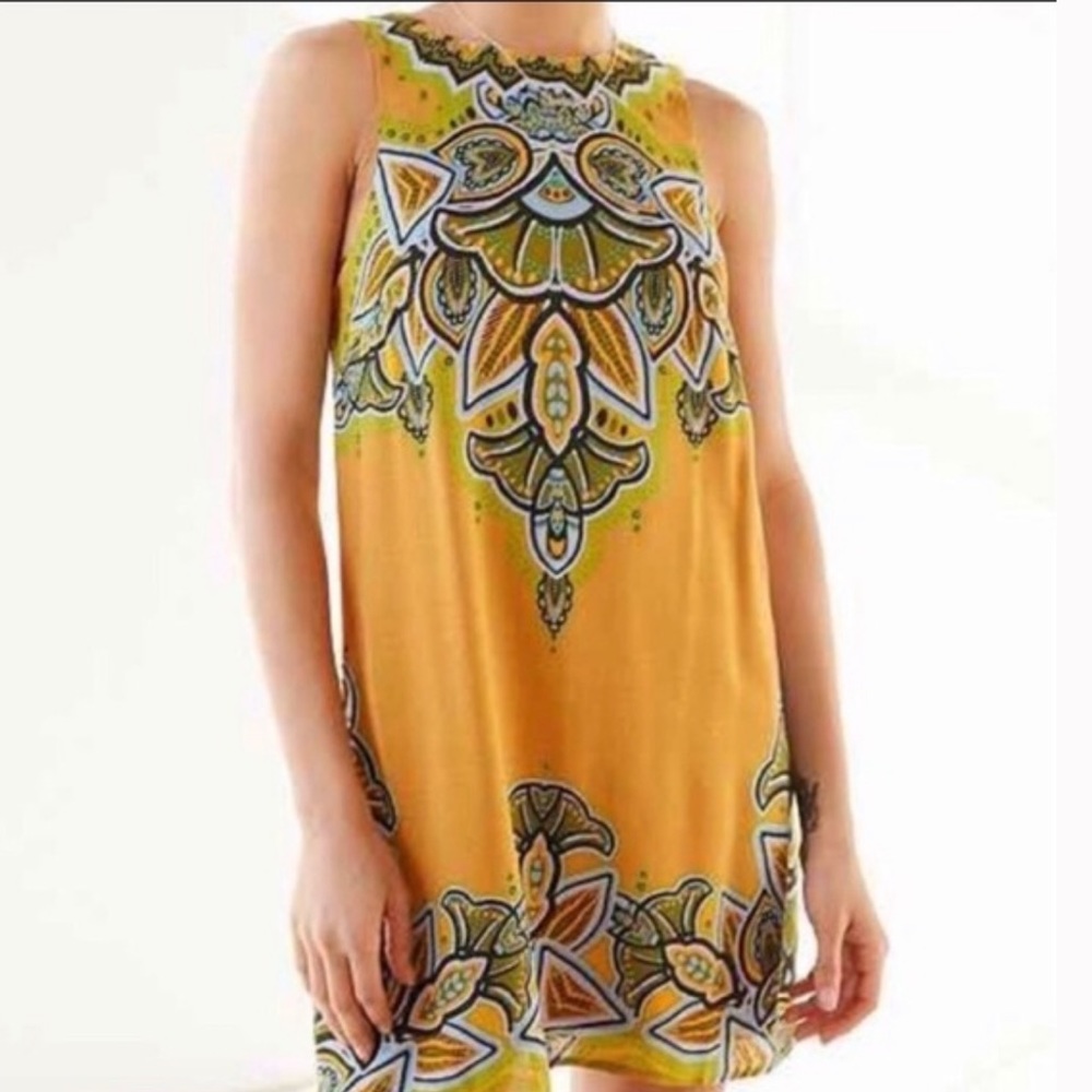 Urban Outfitters Ecote Guinevere Mini Sundress Size Extra Small
